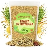 Malinowe TRAWA CYTRYNOWA 500g Cięta trawa cytryniowa Suszona