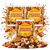 Malinowe MIESZANKA STUDENCKA 3x1kg Mieszanka Bakaliowa Zdrowa Przekąska