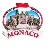 Monte Carlo Monaco 3D magnes na lodówkę pamiątka prezent dom kuchnia dekoracja magnetyczna naklejka, kolekcja magnesów na lodówkę Monako