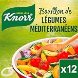Knorr - Śródziemnomorski rosół warzywny - Podnieś smak swoich potraw - bez barwników - 12 tabletek