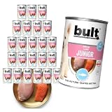BULT Mokra Karma dla Psa Junior Kurczak i Łosoś 400g dla Szczeniąt w Puszce Grain Free z Żurawiną i Porzeczką 24 Sztuki
