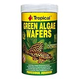 Tropical Green Wafers Karma dla Ryb, Algi, 250 ml