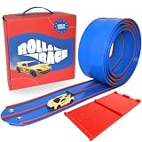 Roll&Race Flexibele Auto Racebaan 400 cm voor Kinderen met Oprolfunctie