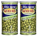 Pamai Pai® Dwupak: 2 x 350 g prażone orzeszki ziemne Wasabi ostre orzeszki ziemne