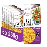 Fusilli makaron dla cukrzyków i niskowęglowodanów, wyprodukowany z pszenicy durum, dieta niskowęglowodanowa, indeks glikemiczny 38 (6 sztuk)