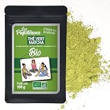 LES PAPOTEUSES | Zielona Herbata Matcha w proszku | 100g | Chińska zielona herbata | Certyfikat Ekologiczny i Sprawiedliwy Handel