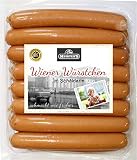 Kiełbaski wiedeńskie w jelicie obieranym | idealna kiełbasa Hot Dog wędzona | Hotdog bez jelit we własnej skórze, świeża jakość z Budziszyn | 6 x 80 g