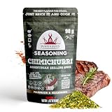 Poppamies Chimichurri BBQ Rub - Sucha Marynata i Przyprawa BBQ idealna do ryb Warzyw Kurczaka Wieprzowiny Wołowiny - duże opakowanie (90 g)