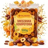Malinowe MIESZANKA KOMPOTOWA SUSZONA 500g Bakalie Mix Naturalna Premium