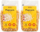 Grocer Planet - Włoska kukurydza na Popcorn - 800g (2 opakowania po 400g) | Wyprodukowano we Włoszech | Klasyczna Żółta Kukurydza na Popcorn | Bez GMO | Wysoka zawartość błonnika