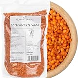Soczewica czerwona 1 kg do zup kremów i curry - KUCHNIA ZDROWIA | Do zup kremów, curry, past, sosów i dań jednogarnkowych, baza receptur po ugotowaniu, porcjowanie przed przygotowaniem