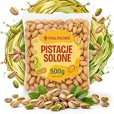 Malinowe PISTACJE PRAŻONE SOLONE 500g Pistacje z Łuską