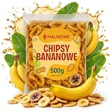 Malinowe CHIPSY BANANOWE 500g Banany Suszone Jakość Premium