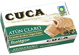 CUCA Tuńczyk żółtopłetwy w oliwie z oliwek (110g) - BIO