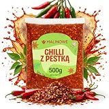 MALINOWE CHILLI GRYS 500g CHILI Z PESTKĄ PAPRYKA CHILI OSTRA WYRAZISTA