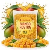 Malinowe MANGO KOSTKA 1kg Kandyzowane Tropikalna Przekąska