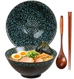 Ceramiczna miska do ramenu, zestaw misek do ramenu, 1200 ml japońska miska ceramiczna