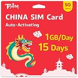 TSIM Chińska karta SIM 15 dni | Prędkość 1 GB/dzień 5G | Automatyczna aktywacja | Dozwolone udostępnianie hotspotów | Obsługa Google, Facebook, aplikacji Whats i innych. Tylko dane bez głosu.