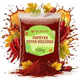 Malinowe PAPRYKA OSTRA WĘDZONA 100g Aromatyczna Czerwona