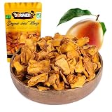 Mango suszone, niesłodzone, 1 kg kawałków mango pochodzenia naturalnego, surowe i niesiarczane, mango, słodzone suszone owoce bez dodatków, wysoka zawartość błonnika Dorimed