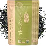Khla - Organiczna herbata jaśminowa 100 g - Zielona herbata luzem - Kwiatowa i aromatyczna - Bogate w przeciwutleniacze - Sen, trawienie - Herbata azjatycka - Pochodzenie Chiny - Herbata ziołowa i