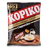 Kopiko Cappuccino Coffee Candy 1050 g (300 cukierków) - Halalowe cukierki kawowe w stylu cappuccino - Duże opakowanie - Kremowy smak kawy - Opakowania indywidualne