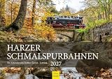 Edition Seidel Kalendarz kolejowy Harz Premium na rok 2027, format DIN A4, niemiecki kalendarz ścienny lokomotywa parowa Brocken Harz Steffen Gierok-Latniak