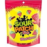 Sour Patch Strawberry Soft & chewy Candy sour then sweet 10 oz Resealable Bag