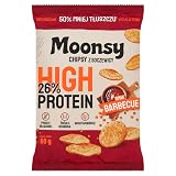 EUROWAFEL Moonsy Chipsy z soczewicy o smaku Barbecue 60 g