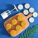 Forma do ciastek księżycowych, 50 g, 3D, kwiaty, księżyc, ciasto, zestaw do wyciskania ciasteczek, DIY, formy, akcesoria do pieczenia, tradycyjne świąteczne ciastka księżycowe, kremówka, deser,